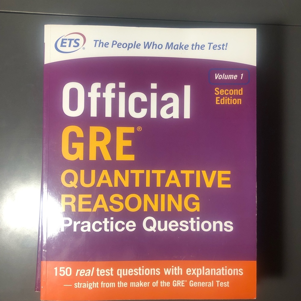 GRE study textbooks